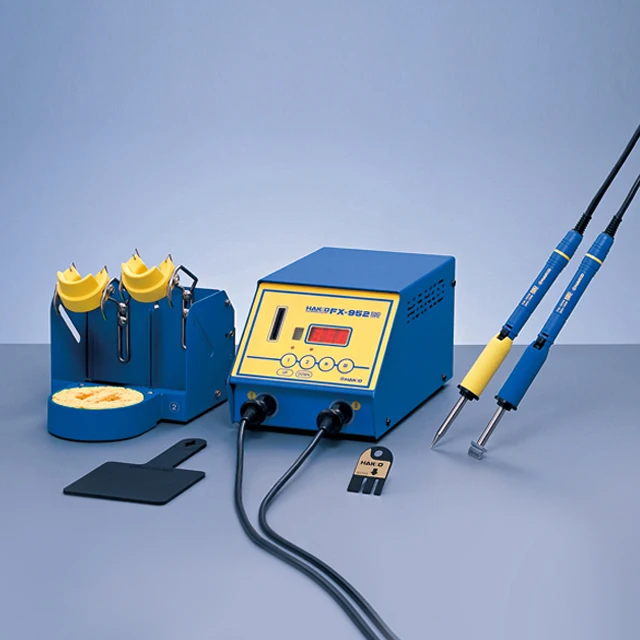 Reliable rework station Hako soldering with wide selection of nozzle
