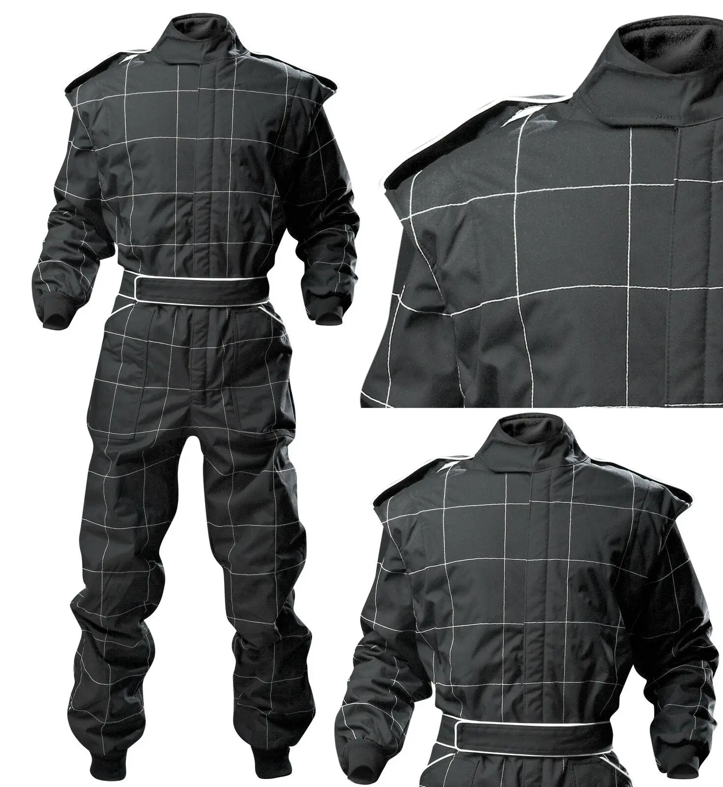 Go Kart Suit Kart Racing Suit with Embroidered Custom Logo Karting Suit Motorcycle & Auto Racing Racing Team Team Name Coverall
