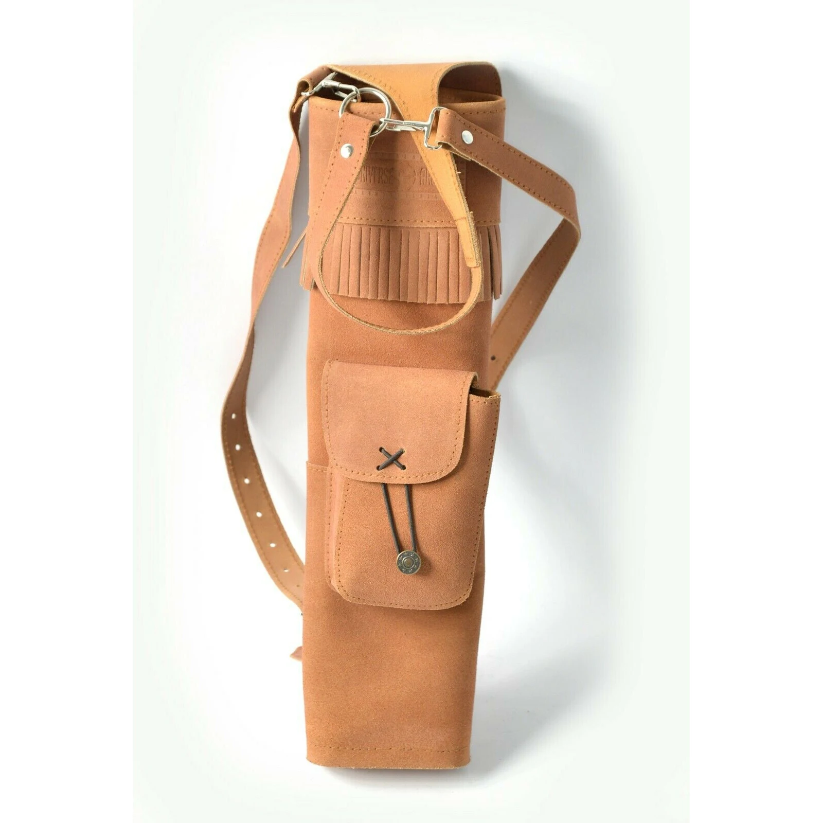 Arrow Quiver Fully Handmade Genuine Suede Leather Fast Draw Quiver for Hunting