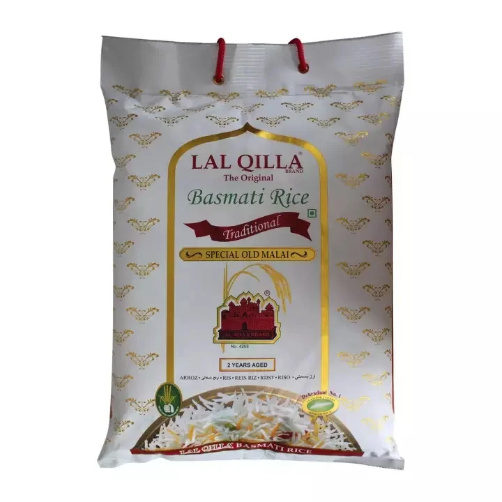 Best Price White Color Long Grain LAL QILLA BASMATI RICE 25KG Mottled Rice Made In India Dashmesh Factory