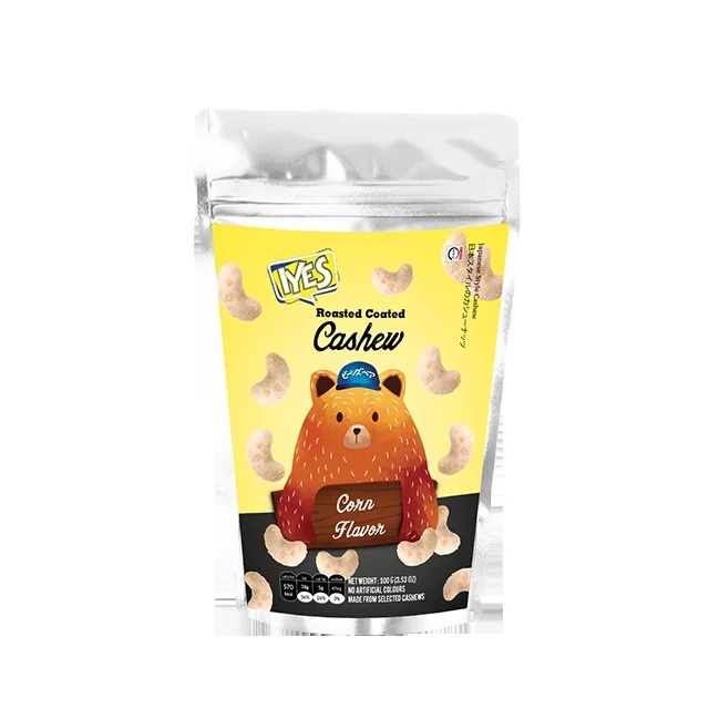 Iyes Bean Bean Bear Roasted Coated Cashew Snack 100 gr Corn Flavor