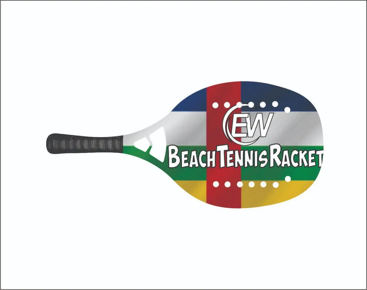 Beach Tennis Rackets Custom Carbon glass Beach Paddle/Padel Racket with your logos and color combinations