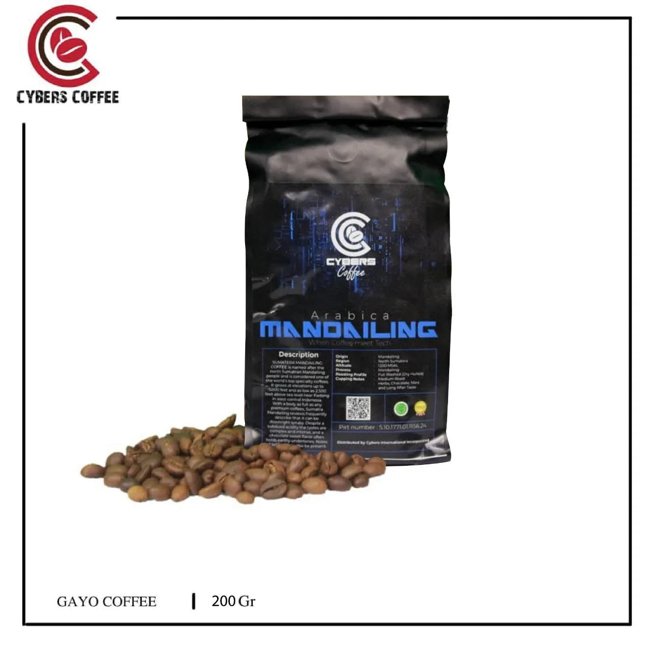 
Coffee Arabica Mandailing Specialty Packing 200 Gr 