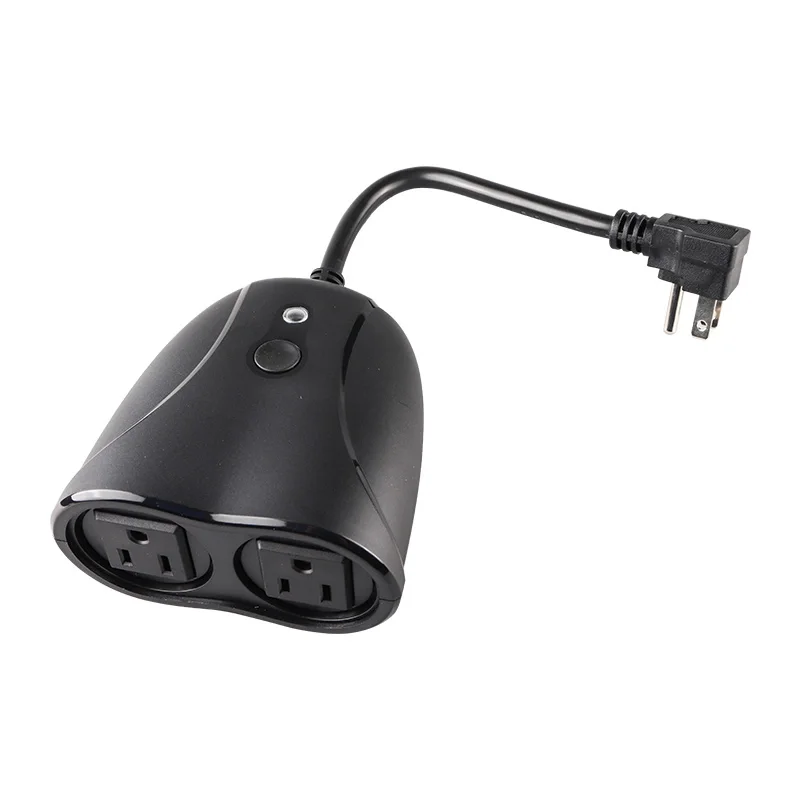 MXQ WiFi smart outdoor plug US waterproof work with alexa google at home