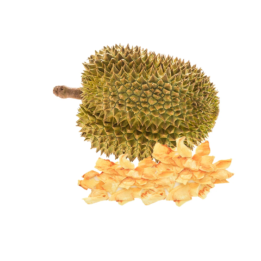GMP Certificated  Fried Processing Type Salty Taste Fruit Origin Durian Crispy Chip Export From Thailand