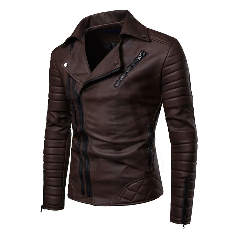 Best Price Custom Men Fashion Leather Jacket Made In Pakistan
