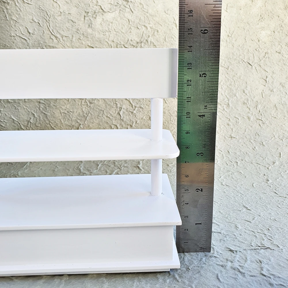 Mini DIY Wooden Cabinet for Toy Bakery Cake Pie Handmade 60x Dollhouse Christmas Gift Set for Kids