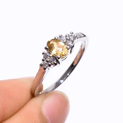 925 Sterling Silver Multiple Amethyst Moonstone Citrine Rings Marriage Jewelry For Women Size  Fashion Rings