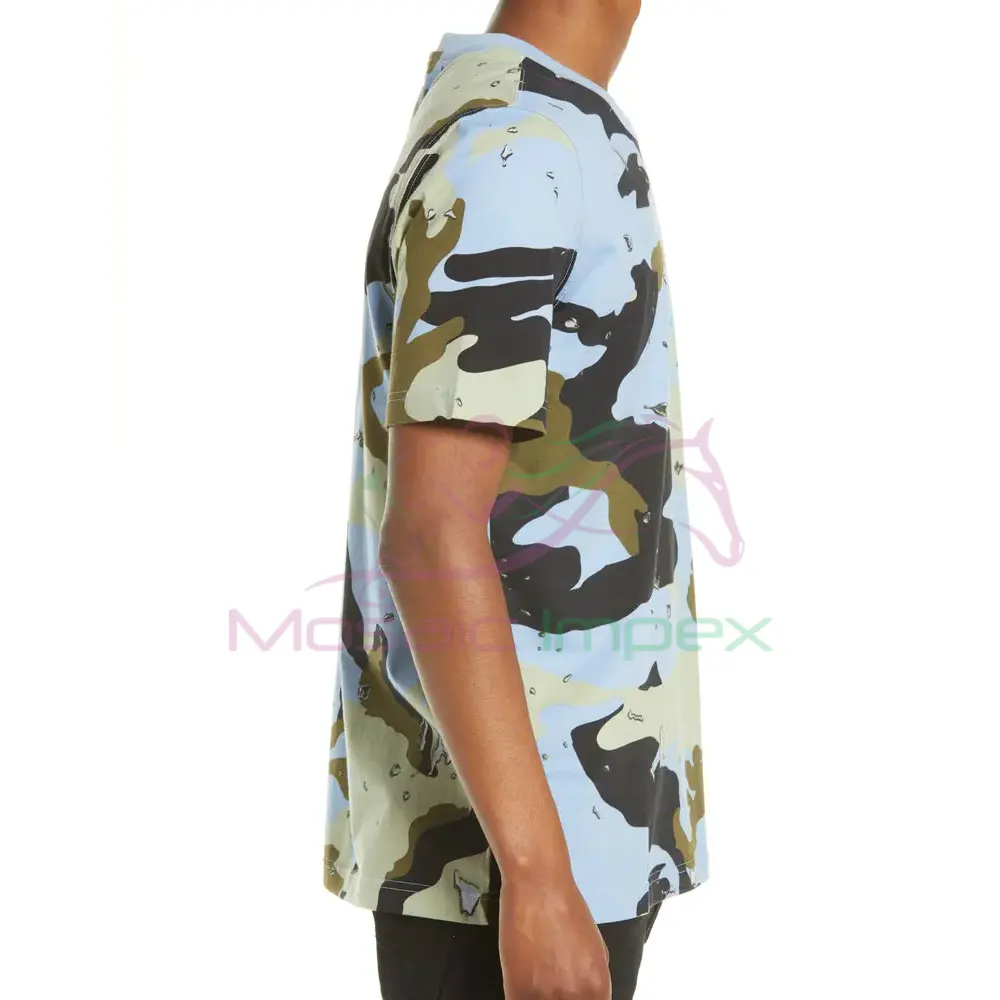 Мужские футболки из 100% хлопка с мозаикой