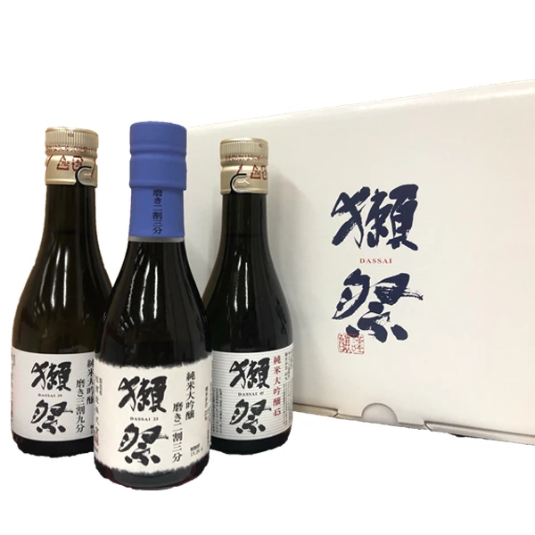 Пробный набор Dassai 180 мл x 3 [Продажа Саке Junmai Daiginjo сравнение напитков подарочная