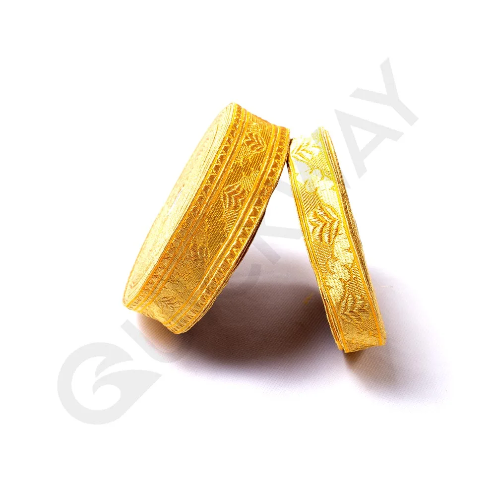 Золотая церемониальная коса из майларового кружева | Церемониальная форма золотая новый стиль