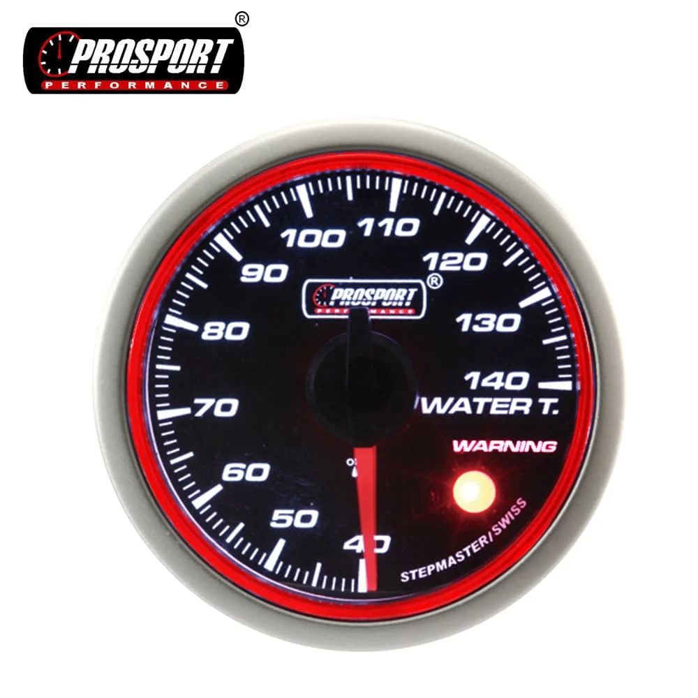Water Temp Gauge 52mm Car with Warning Aftermarket Best