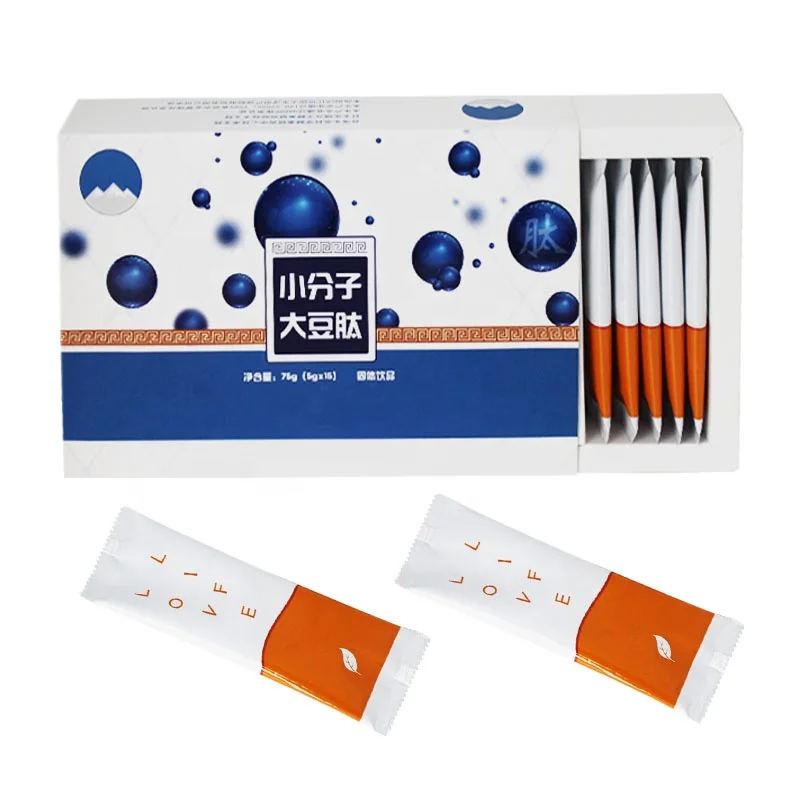 
500 Dalton Pure Hydrolyzed soy peptide powder for Improve immunity 