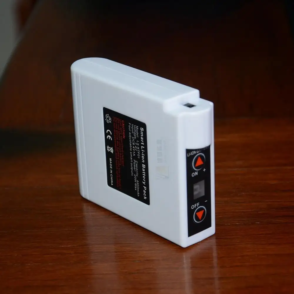 
7.4v cooling clothing fan with 7.4v rechargeable and 5200mAh battery jacket fan 