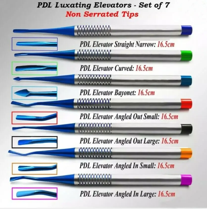 Hot Sale Products Dental Luxating Elevators PDL Periotome Root Extracting Instruments Kit