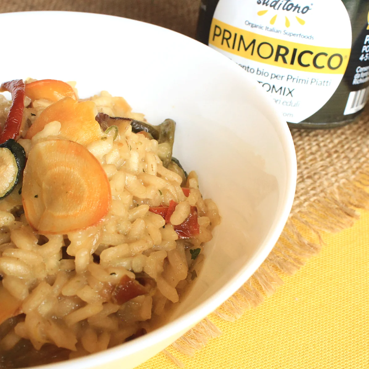 Organic condiment rice cooking PRIMO RICCO ZUCCHINI PARSLEY dry vegetables Italian food