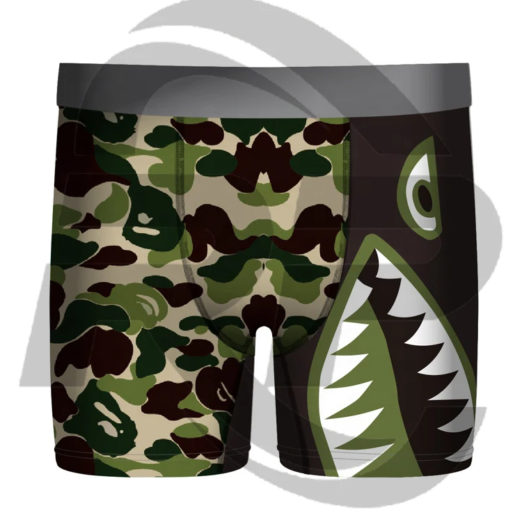 Новые модные мужские трусы-боксеры с сублимационной печатью