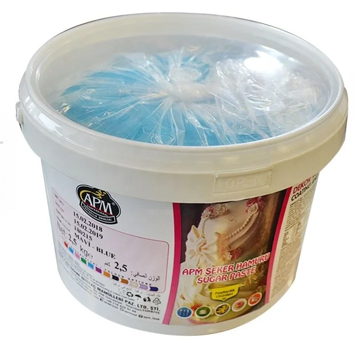 APM High Quality Sugar Paste Fondant With Various Colors For Pastry Decoration, Covering And Figuration