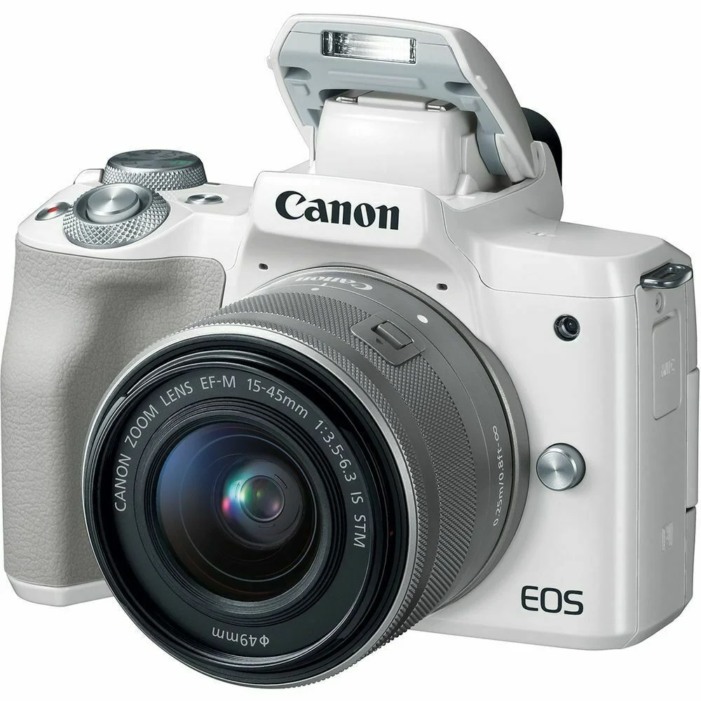 
Canon -EOS M50 Mirrorless Camera with EF-M 15-45mm f/3.5-6.3 IS STM Zoom Lens 