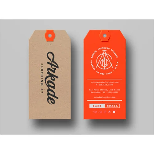 Customized Clothing Tags High Quality Wholesale Cheap Proice Made In Vietnam