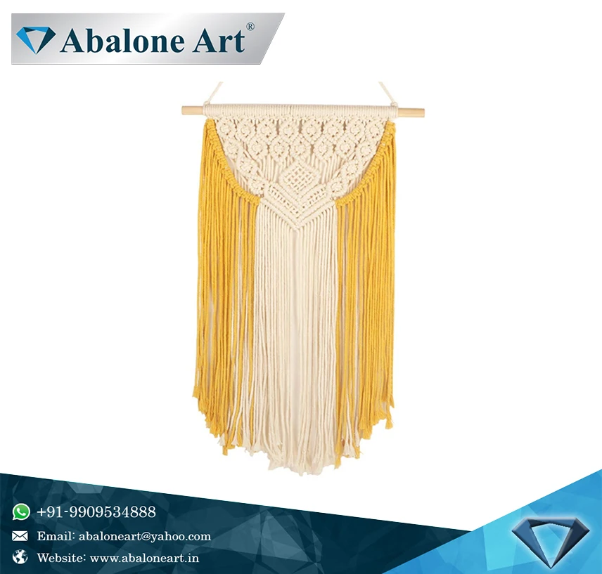 Abalone Art New Arrival of Exceed Aspect Designed Wall Decorative Hand Made Macrame Wall Tapestries