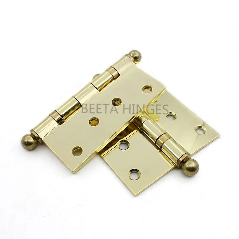 
Flat Head Ball Bearing Butt Hinge for Heavy Door Decorative Tip 