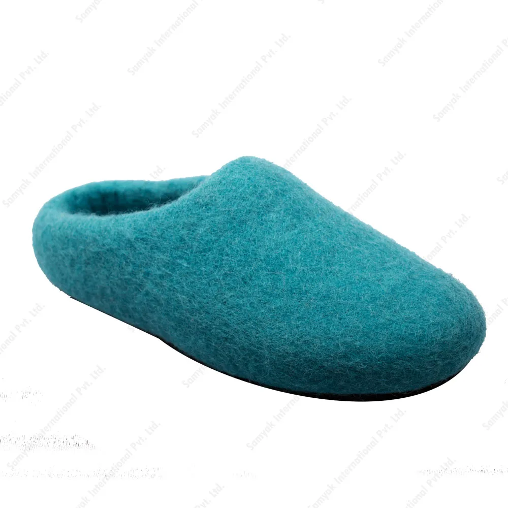 Handmade Felt slippers Unisex Mens Womens Shoes Made with Merino Wool Suitable for All Seasons