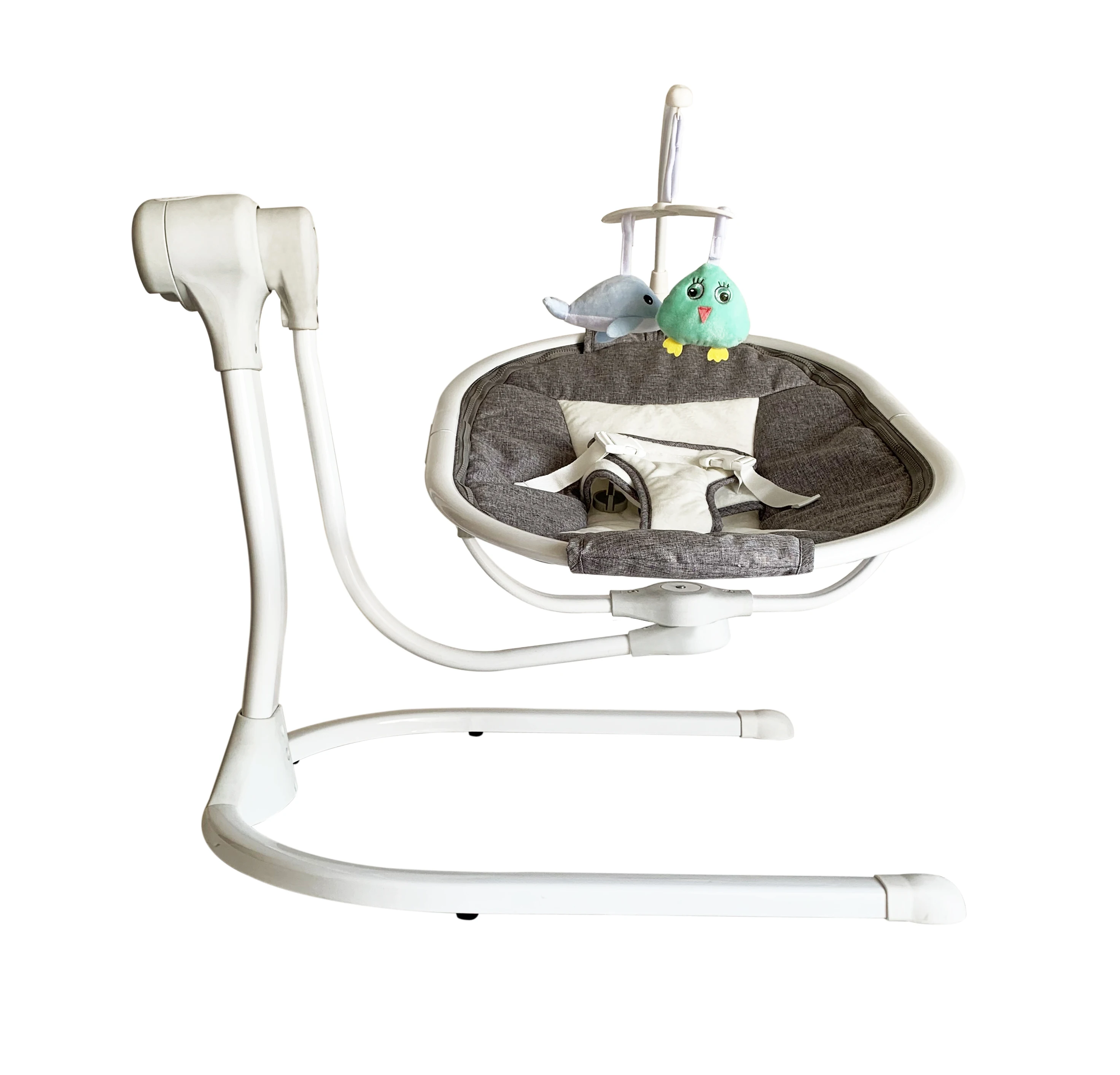 multi-function incredible lightweight backrest recline remote control electric baby swing