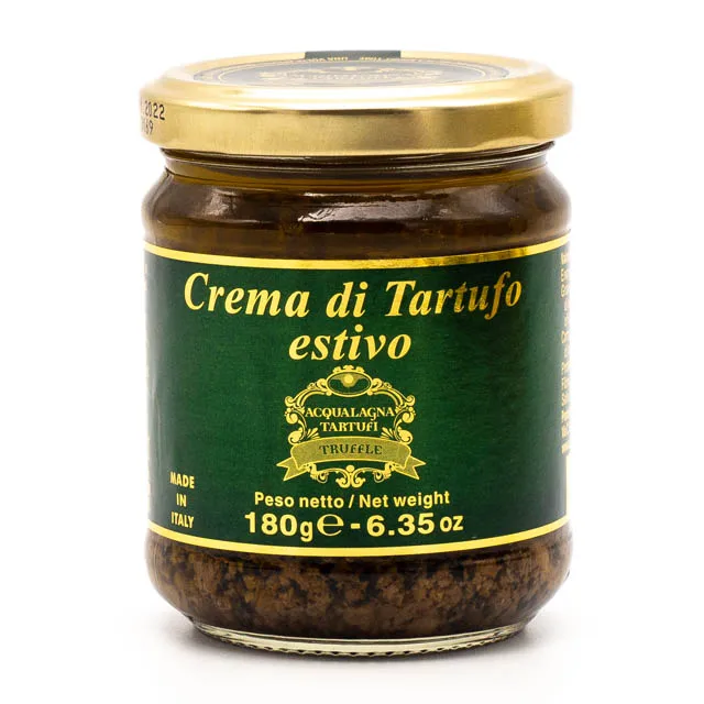 
New Product 2021 Italian Pure Cream with Black Summer Truffle 180 g 