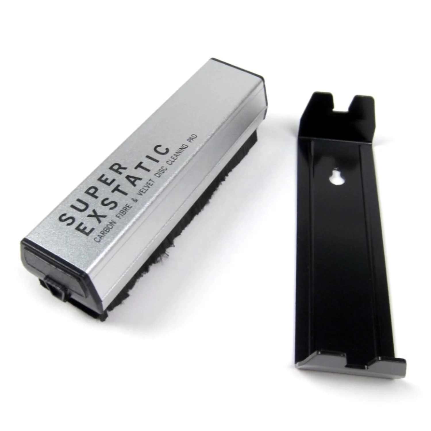 
Exstatic Carbon Fiber Record Brush/Velvet Pad vinyl record brush 