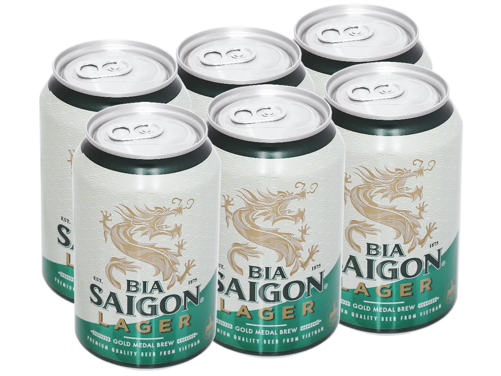 Зеленое пиво Sai Gon сделано во Вьетнаме