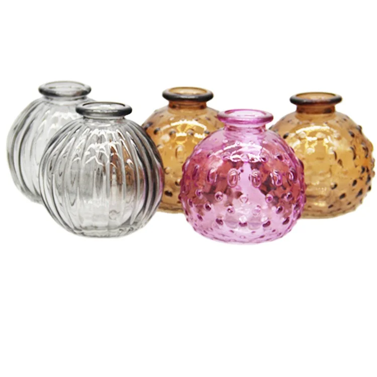 Wholesale european creative glass vase small glass vase flower vase home decor