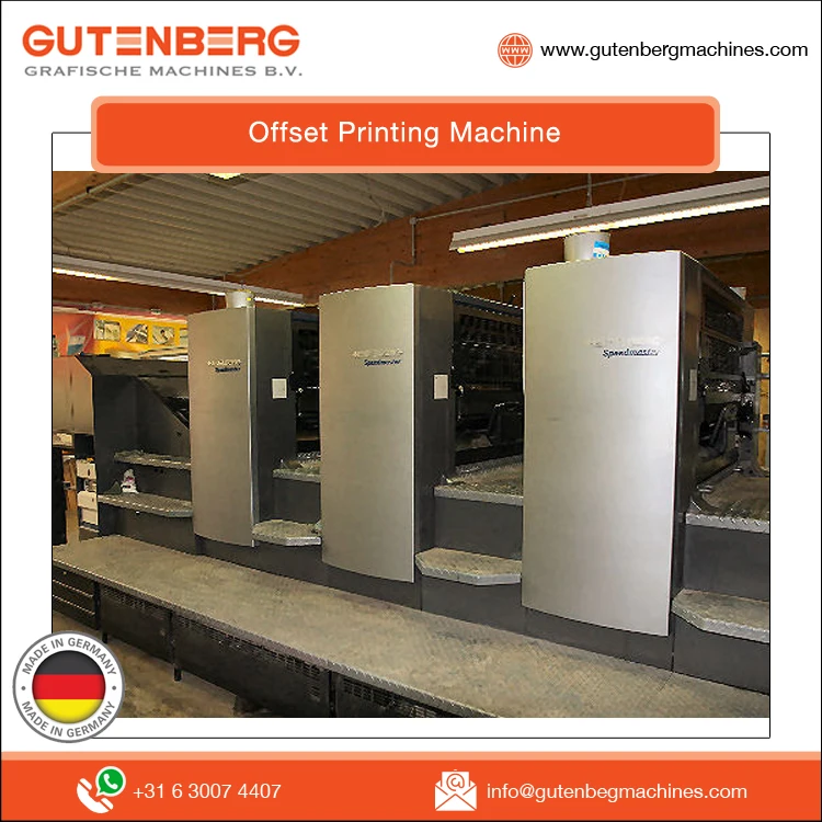 World Wide Supply of Top Quality Multi-Color Automatic Used Offset Printing Machine