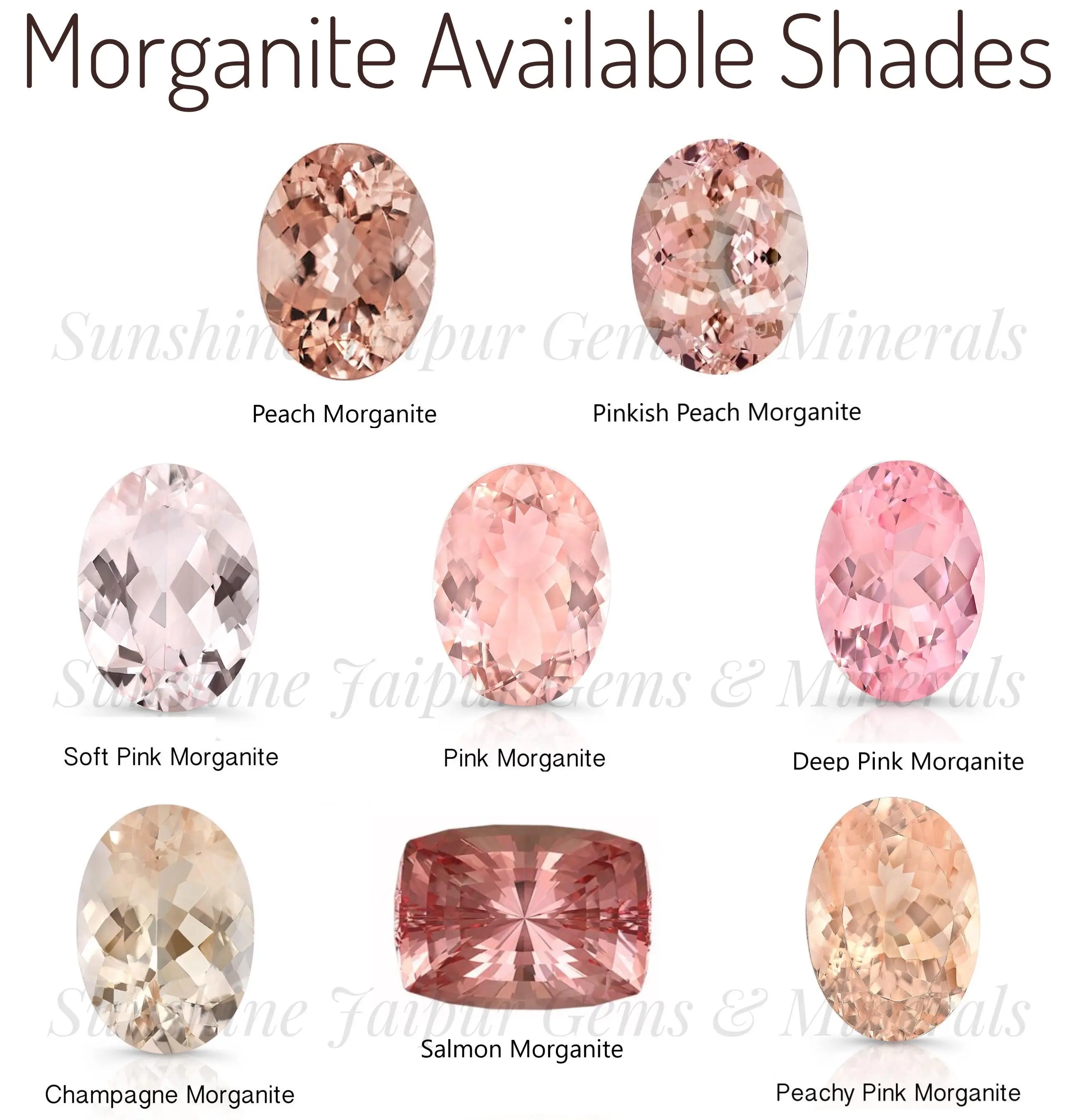  Натуральный морганит восьмиугольной огранки 5 х7 мм оптовая продажа заводская цена граненый драгоценный камень высокого качества | Коричневый