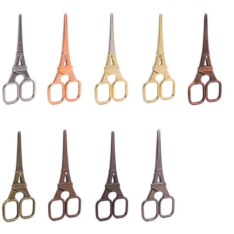 Cuticle High Quality Scissors Retro Copper European Straight Blade Craft Scissors Shears