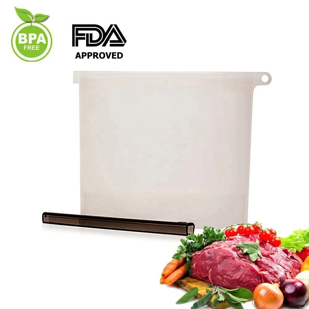 Для хранения продуктов сумки замка застежка-молнии прозрачный для путешествий грудного молока многоразовые силиконовые сумка изготовленным на заказ логосом