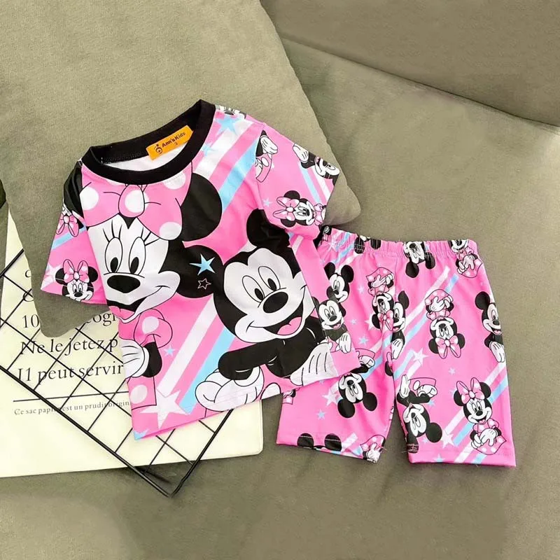 High Quality Girls Clothing Sets Polyester 3D Printed Animated Cartoon Simple clothes, custom designed for adults and children