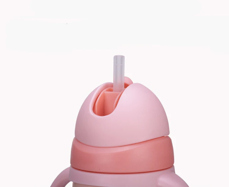 
300ml Factory selling 304 stainless steel vacuum insulated outdoor portable baby straw cup 