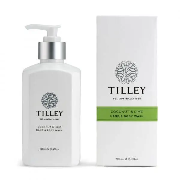 TILLEY - Hand &  Body Wash 400mL - Classic White Collection - Bath & Body