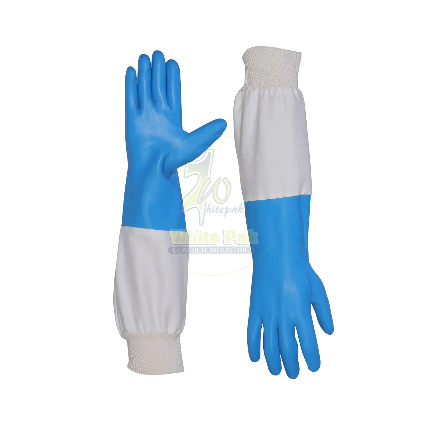 Twill Lining Beekeeping Gloves Deluxe Quality Custom Design Latex Customized Color EN420,EN388 WP 665 BG 50 Pairs WHITEPAK PK