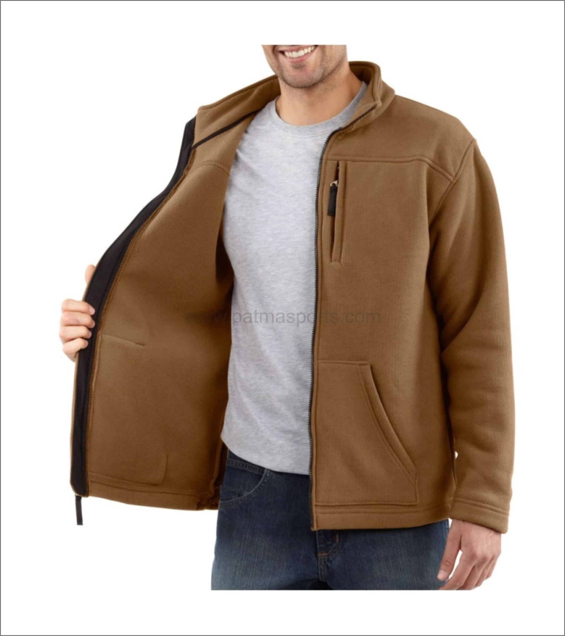 winter fashion design custom polar fleece Jacket Vests men with your custom logo , Labels, Tags Puff Printing Trending
