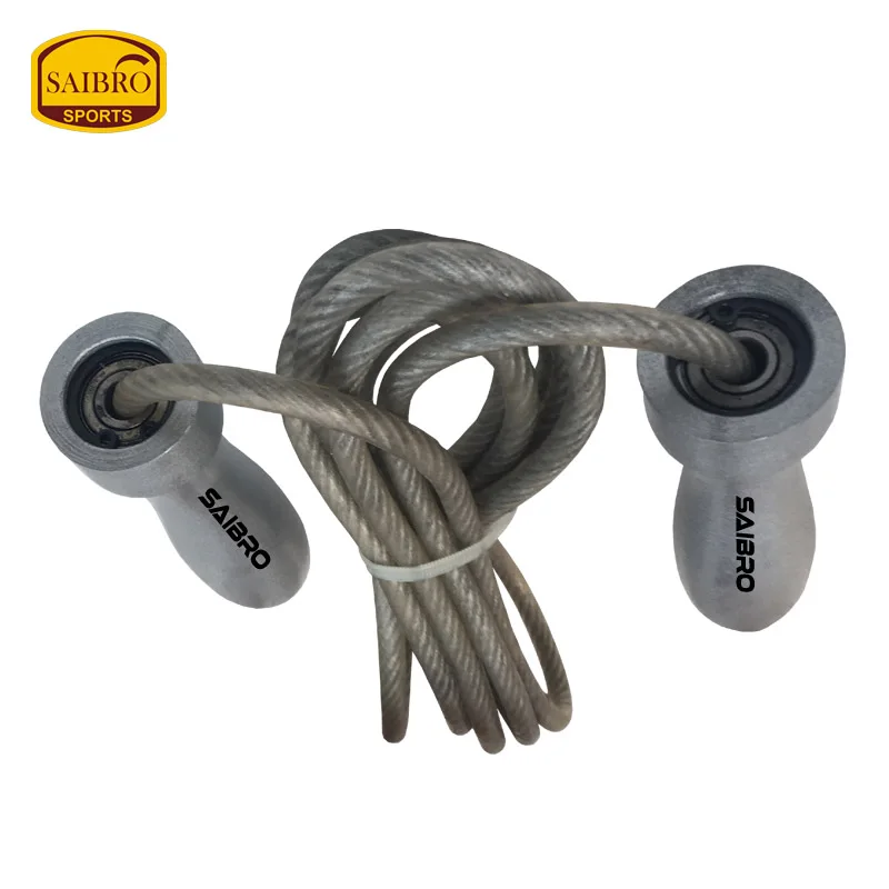Steel Cable Wire Skipping/Jump Rope Great for boxing, speed and fitness training ,Tangle-Free Skipping Rope