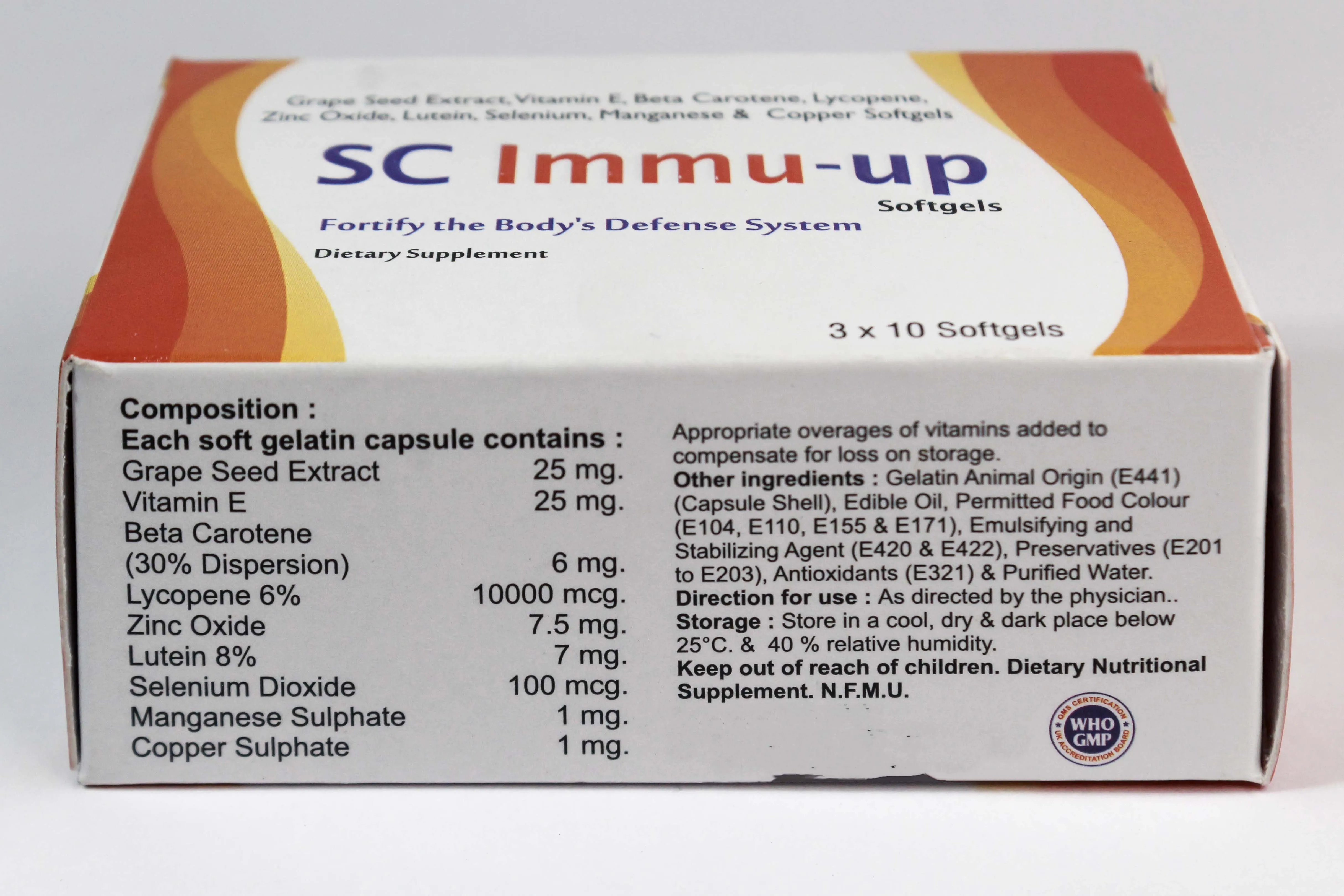 Premium Quality with Private Labeling Grape Seed Extract Vitamin E Beta Carotene Lycopene Soft gel Capsule for Immunity.