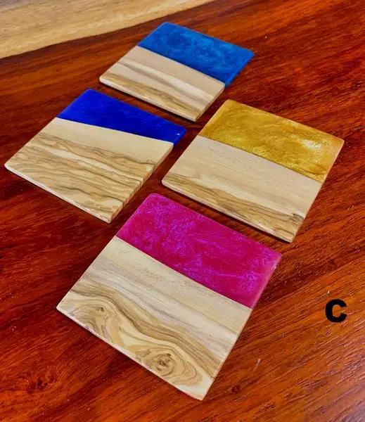  4 шт. подставка под столы винные кофейные чашки чайные напитки из смолы лучшие подставки желтого цвета горячая распродажа товаров