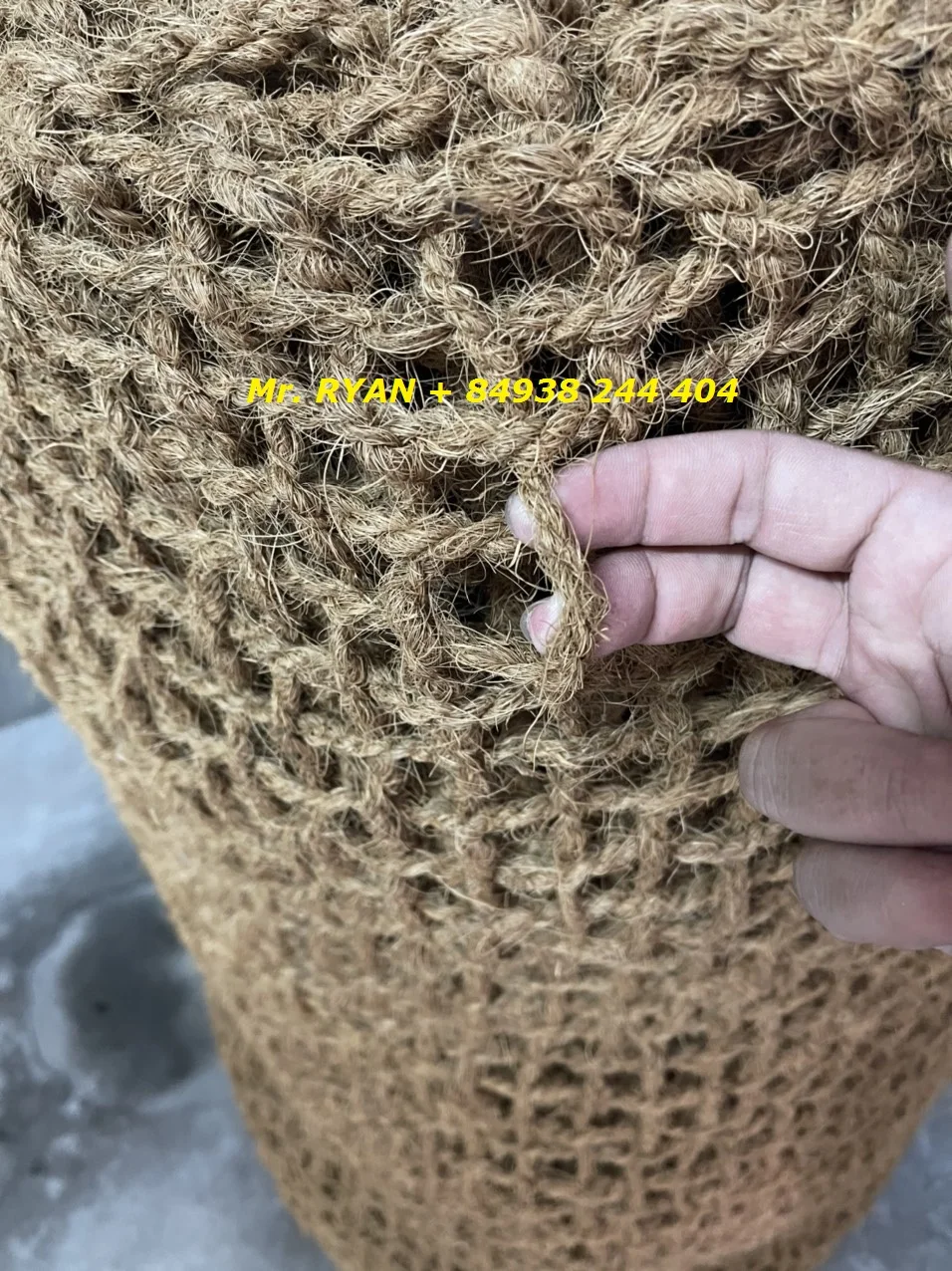 Coir blanket coir mesh for soil erosion control Mr. Ryan +84938 244 404
