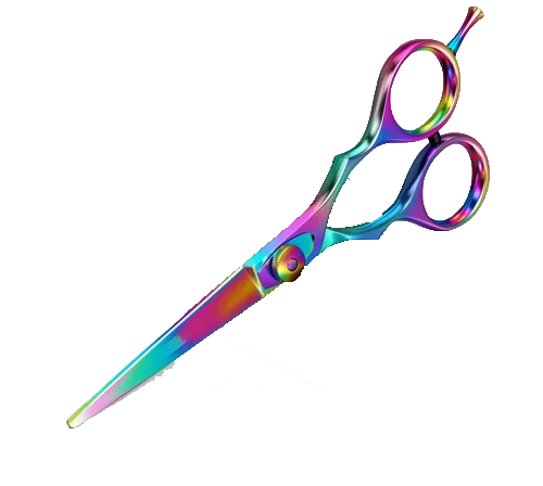 Профессиональные Парикмахерские ножницы 420 C & 440 радужные для стрижки волос радужного цвета