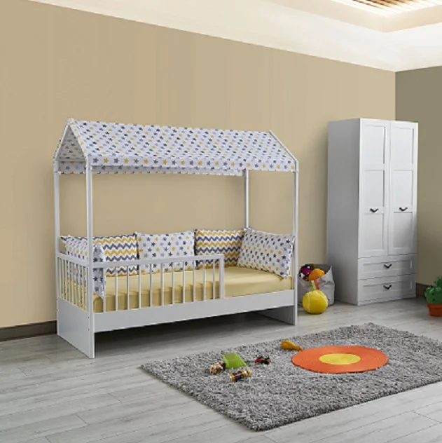 
Montessori with extra bed sets, 3 doors wardrobe, european design 