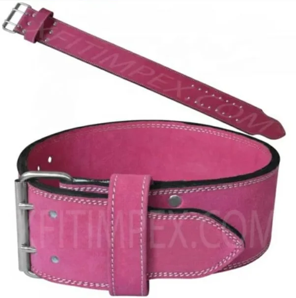 10mm Quick Release Weightlifting Belt Custom Double Prong Weightlifting Belt Adjustable Weightlifting Leather Belt