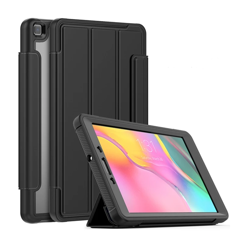 Легкий ударопрочный ультра тонкий магнитный чехол для Samsung Galaxy Tab A 8,0 2019 smart Cover
