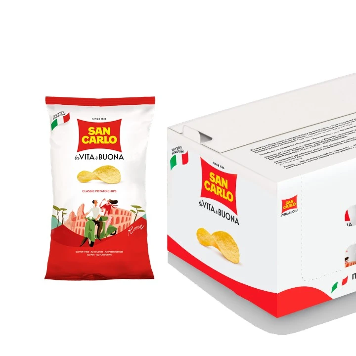 San Carlo Classic potato chips gr 50 Italian premium quality